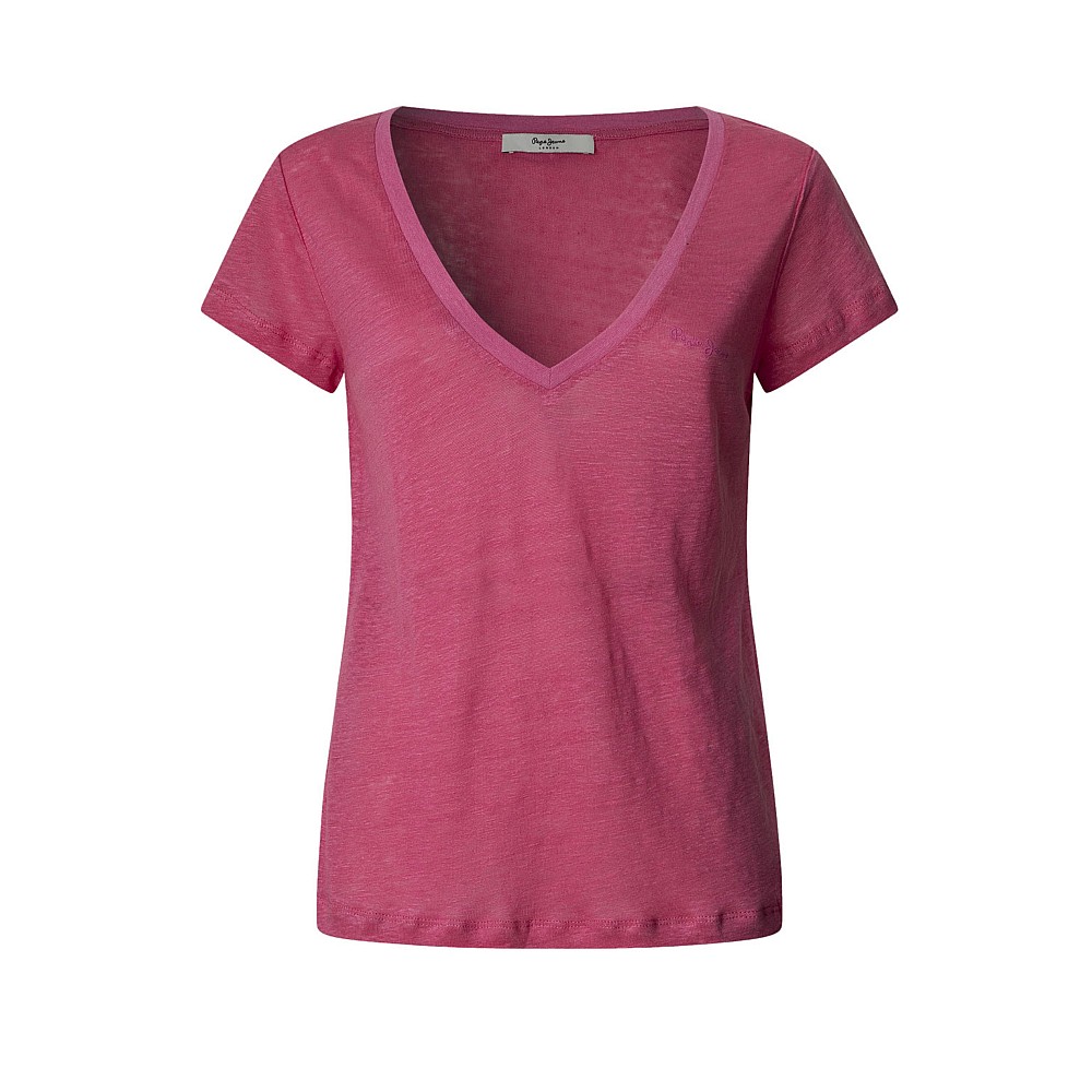 Pepe jeans Pl506048 Essentials Megan V-neck Μπλούζα