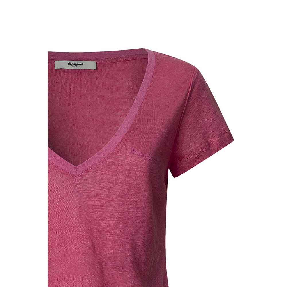Pepe jeans Pl506048 Essentials Megan V-neck Μπλούζα