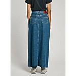 From Pepe Jeans pl901185ef2l drop 2 μάξι φούστα high-low