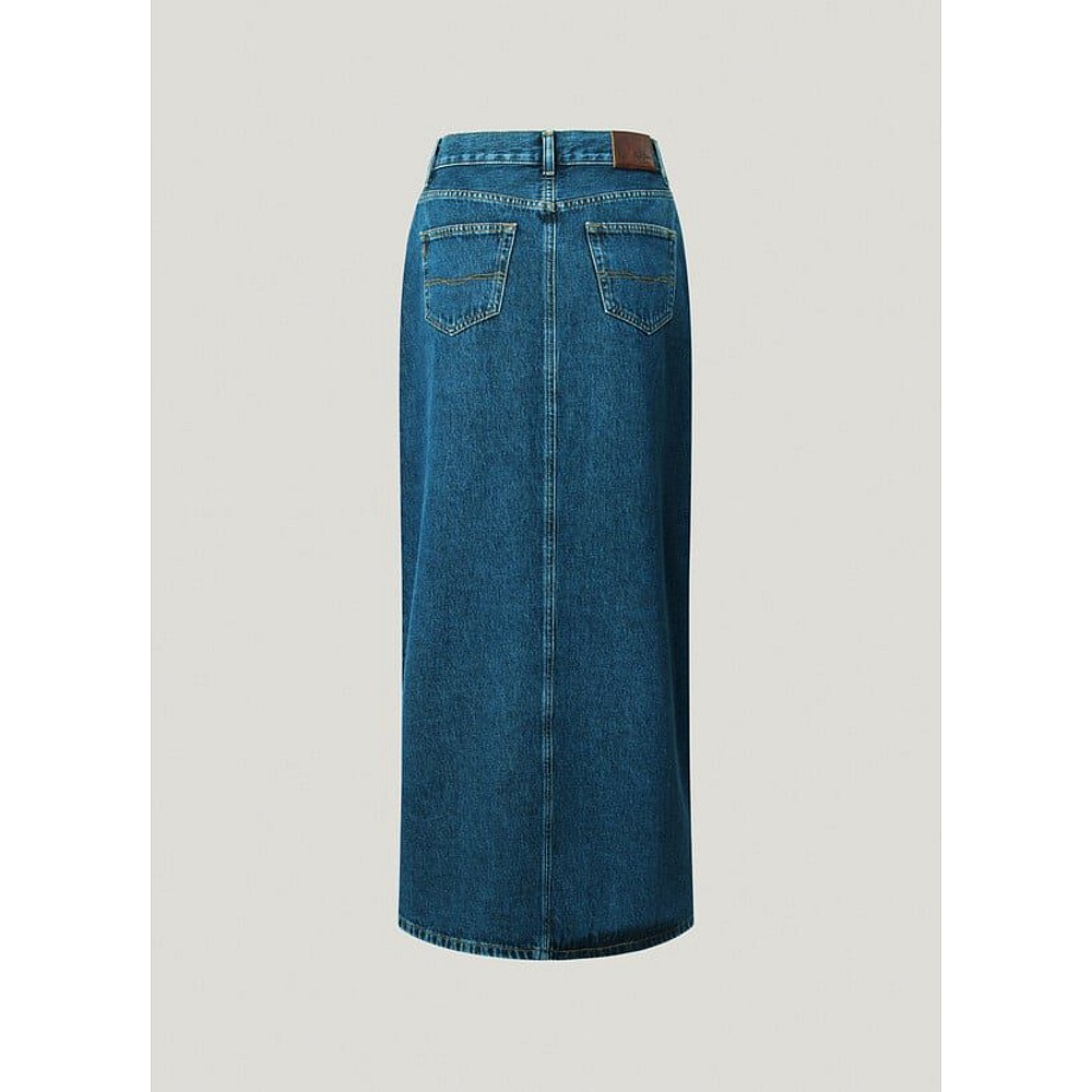 From Pepe Jeans pl901185ef2l drop 2 μάξι φούστα high-low