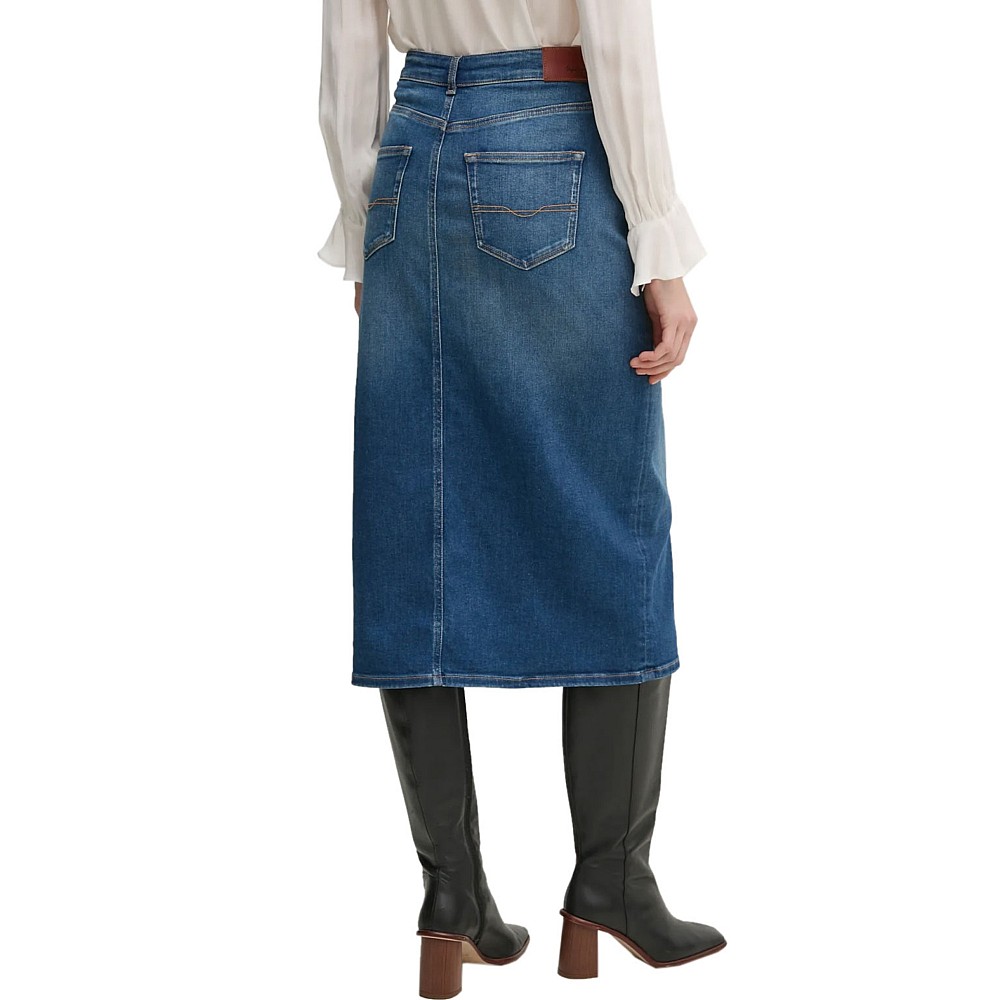Pepe Jeans Pl901186ia0 Drop 0 Midi Skirt Hw Φουστ