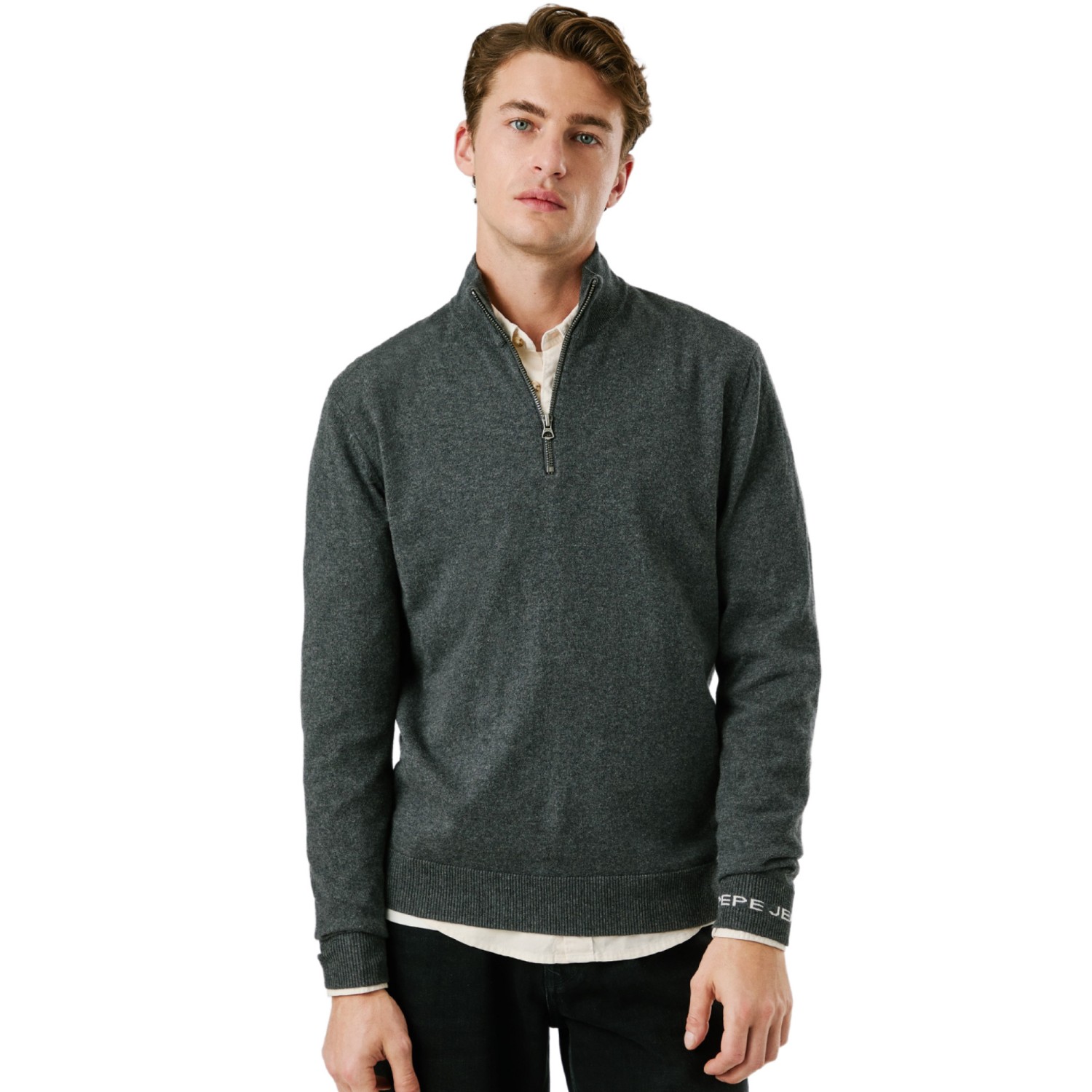Pepe Jeans Pm7000012 Pm7000012 Drop 3a Andre Mock Zipper Πλεκ