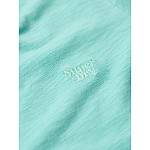 Superdry Γυναικείο V T-Shirt Με Τρουκς Και Κέντημα Slub