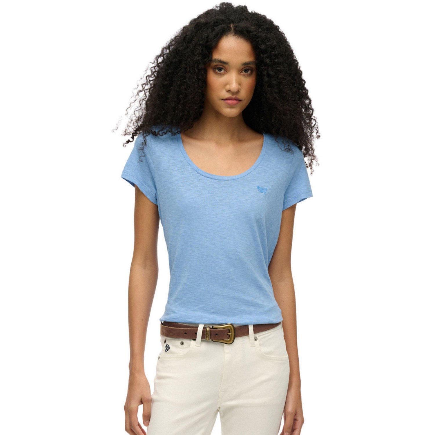 Superdry Μπλούζα Scoop Neck Με Τρουκς