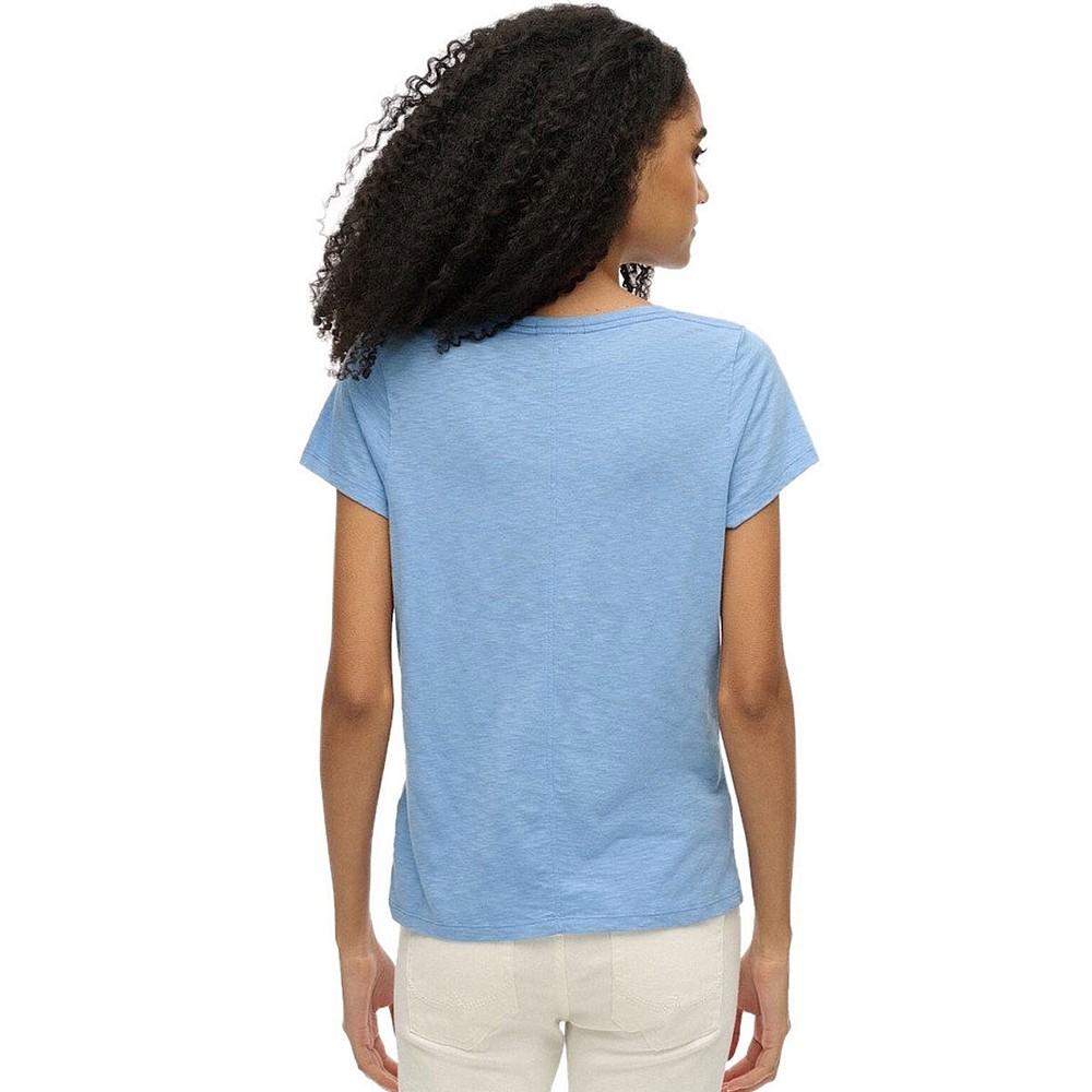 Superdry Μπλούζα Scoop Neck Με Τρουκς