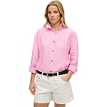 Superdry W4010463a D2 Boyfriend Λινό Καθημερινό Με Τρουκ