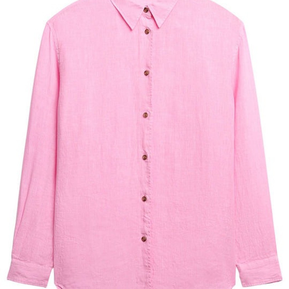 Superdry W4010463a D2 Boyfriend Λινό Καθημερινό Με Τρουκ