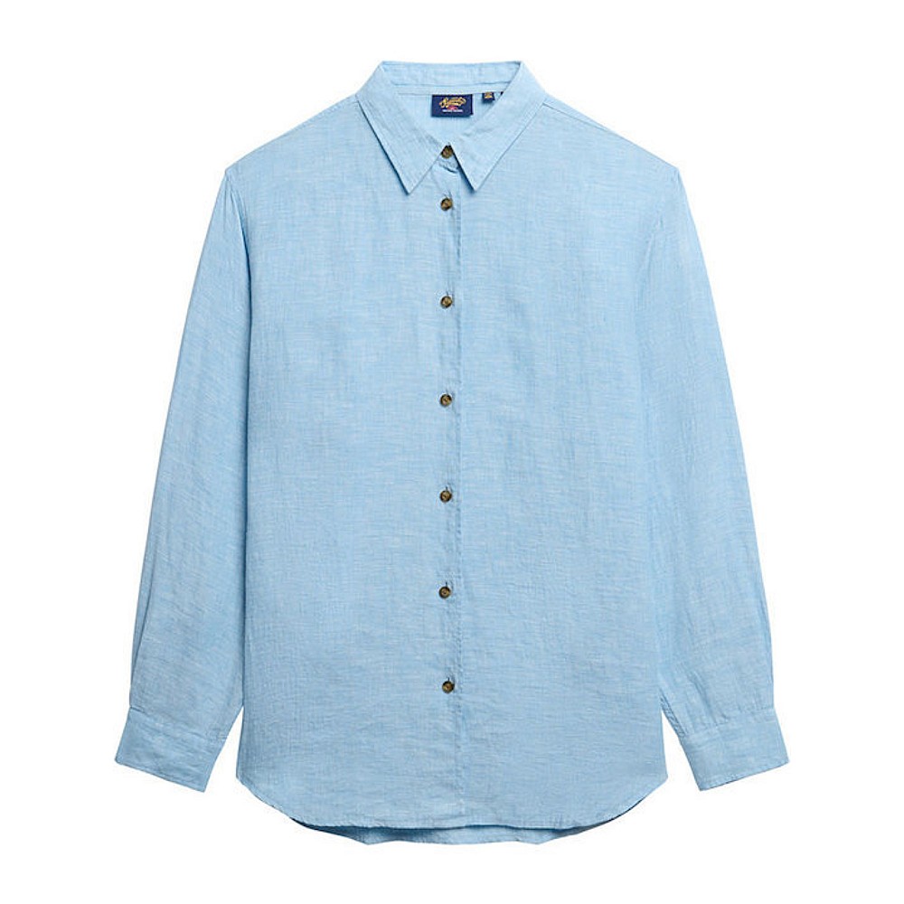 Superdry W4010463a D2 Boyfriend Λινό Καθημερινό Με Τρουκ