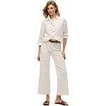 Superdry W4010463a D2 Boyfriend Λινό Καθημερινό Με Τρουκ