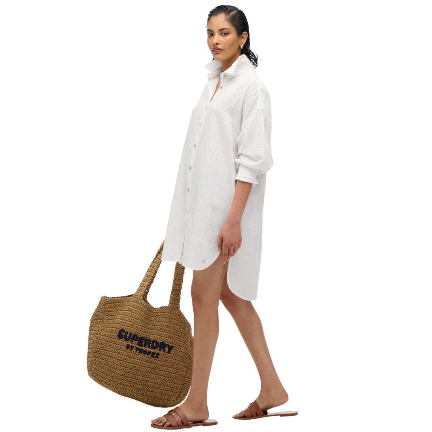 Superdry W4010470A D2 Στάντ Ίμπιζα Λονγκλάιν Μπιτς S