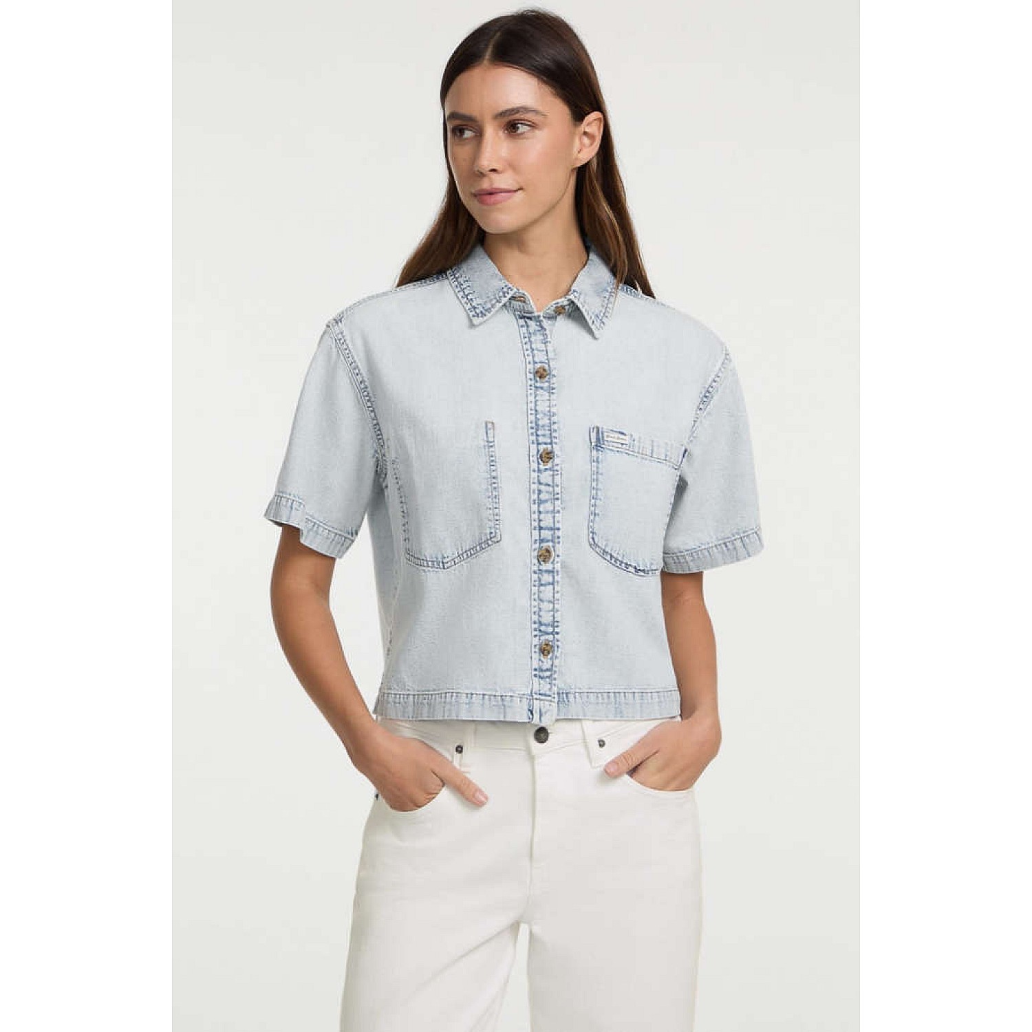 Denim Πουκάμισο GUESS JEANS