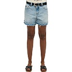 Superdry W7110449a D2 Ovin Σορτς Μέσης Με Κομμένο Τελείωμα