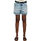Superdry W7110449a D2 Ovin Σορτς Μέσης Με Κομμένο Τελείωμα