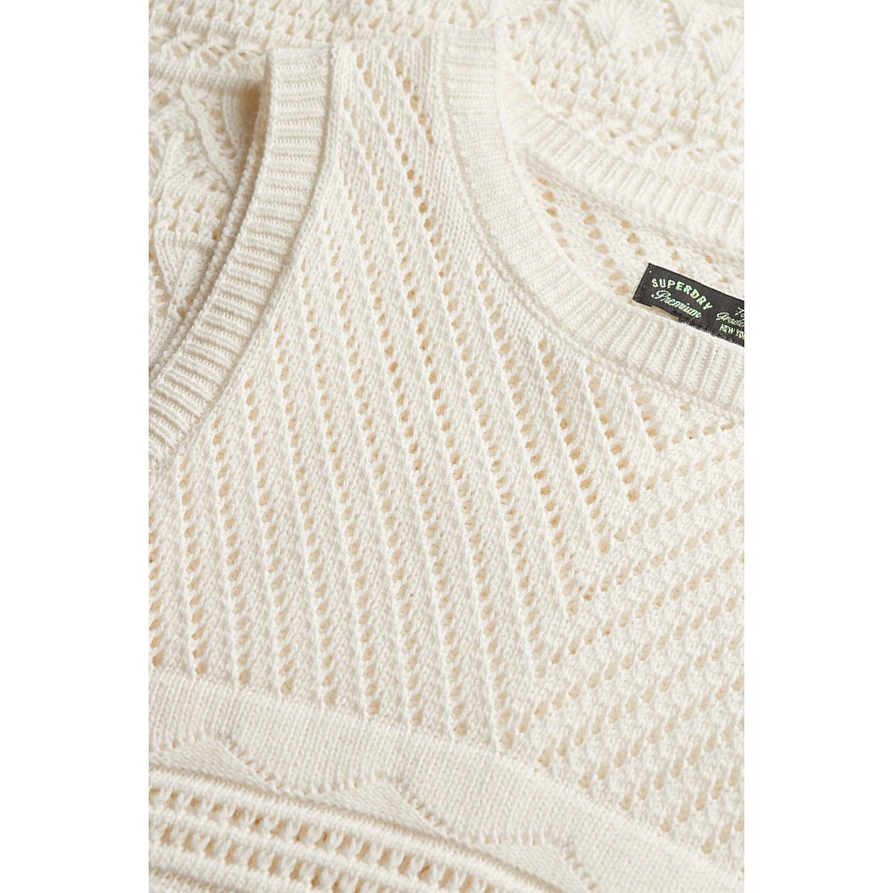 From Superdry W8011857A D3 Stud Crochet Mini Dress Φόρεμα