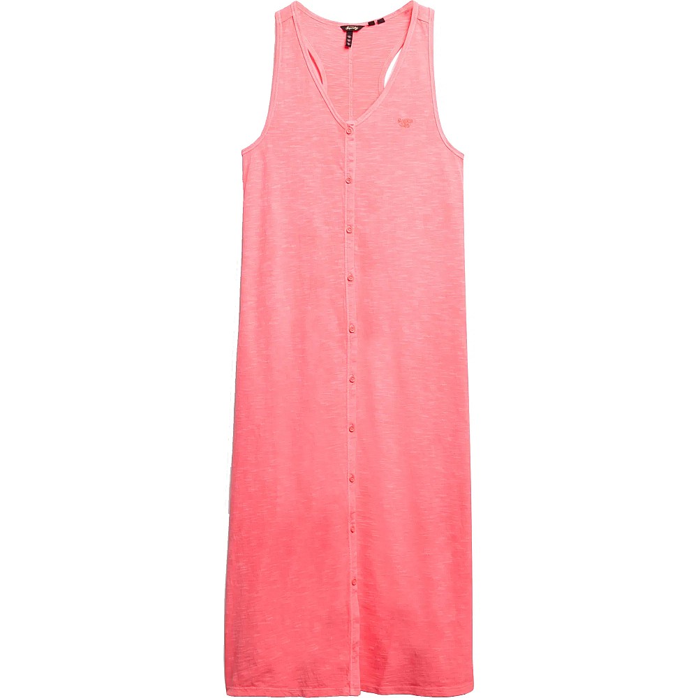 Superdry W8011861A D2 Γιλέκο Τζέρσεϊ Παραλίας Midi Με Τρουκς