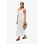 Superdry Ovin Ibiza Αμάνικο Μάξι Φόρεμα