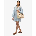 Superdry Μίνι Φόρεμα Με Κέντημα Και Βολάν