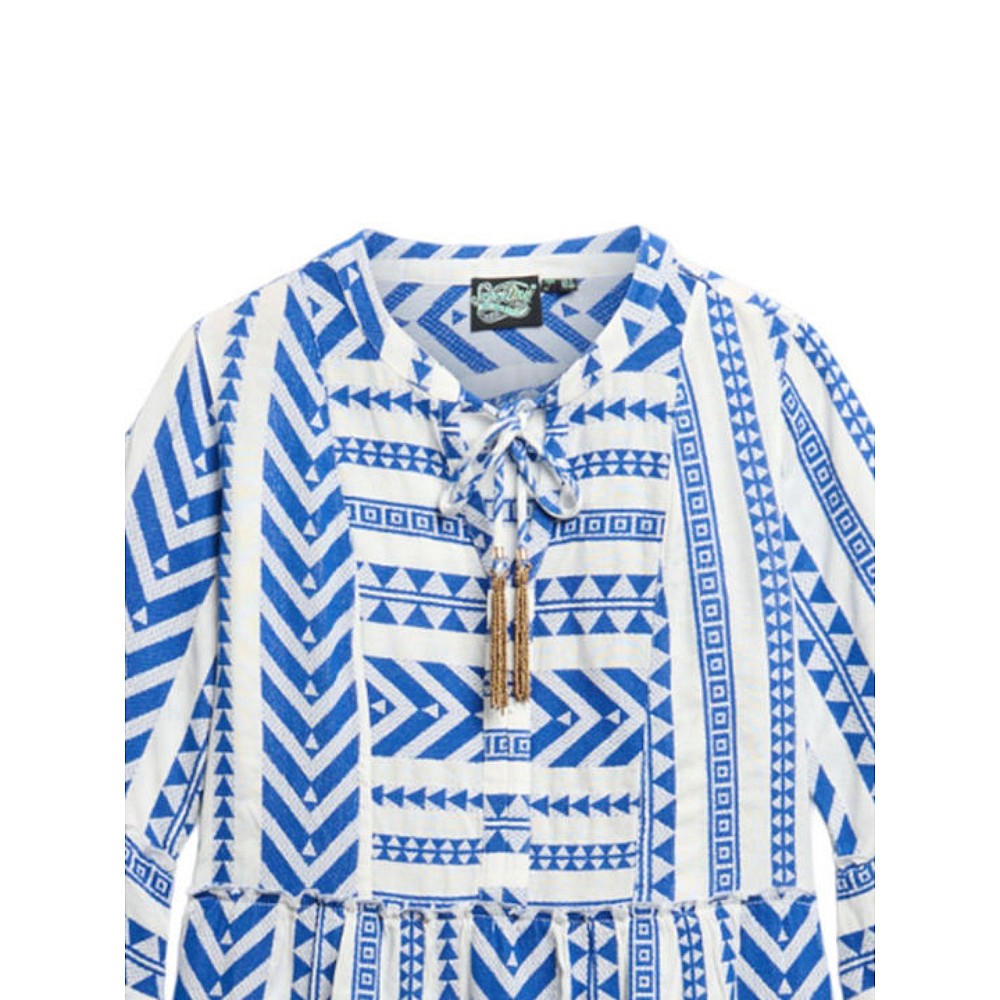Superdry W8011916A W8011916A D2 Ovin Ibiza Μακρύ Μανίκι Στρωματοποιημένο Μίνι D