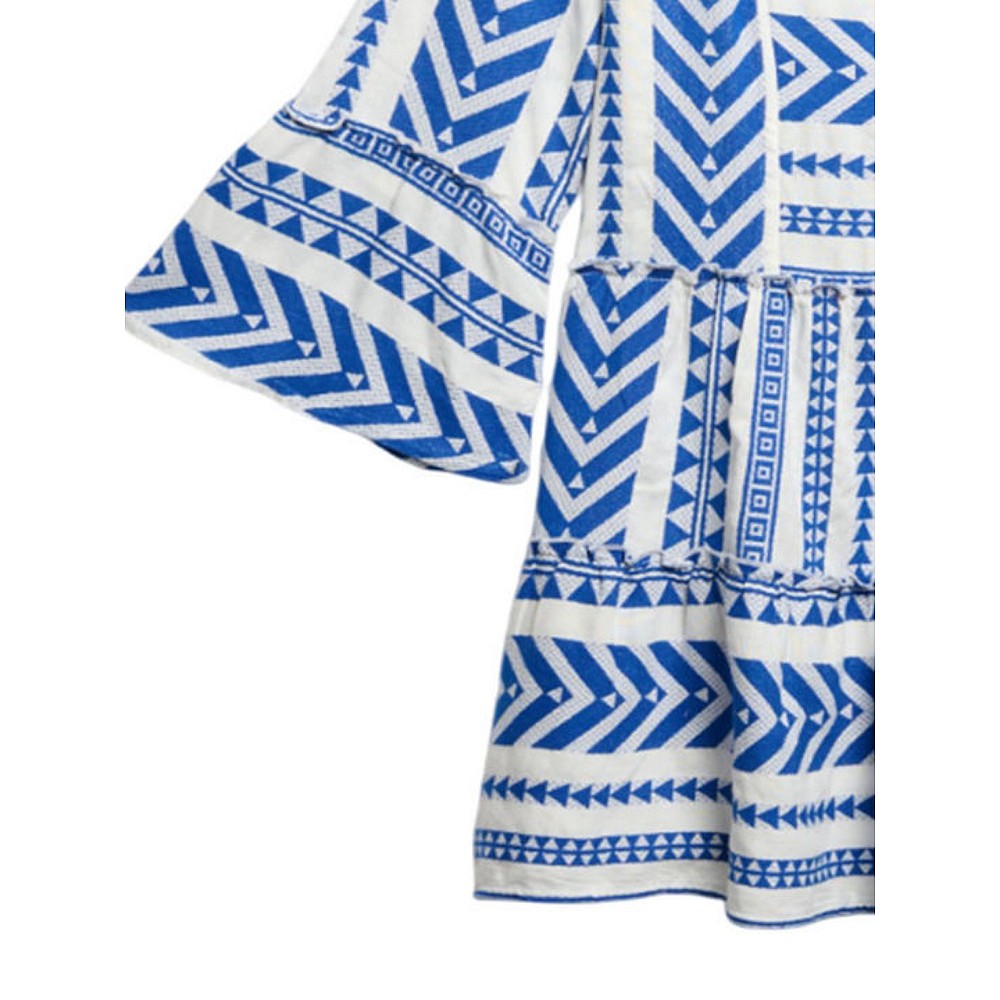Superdry W8011916A W8011916A D2 Ovin Ibiza Μακρύ Μανίκι Στρωματοποιημένο Μίνι D
