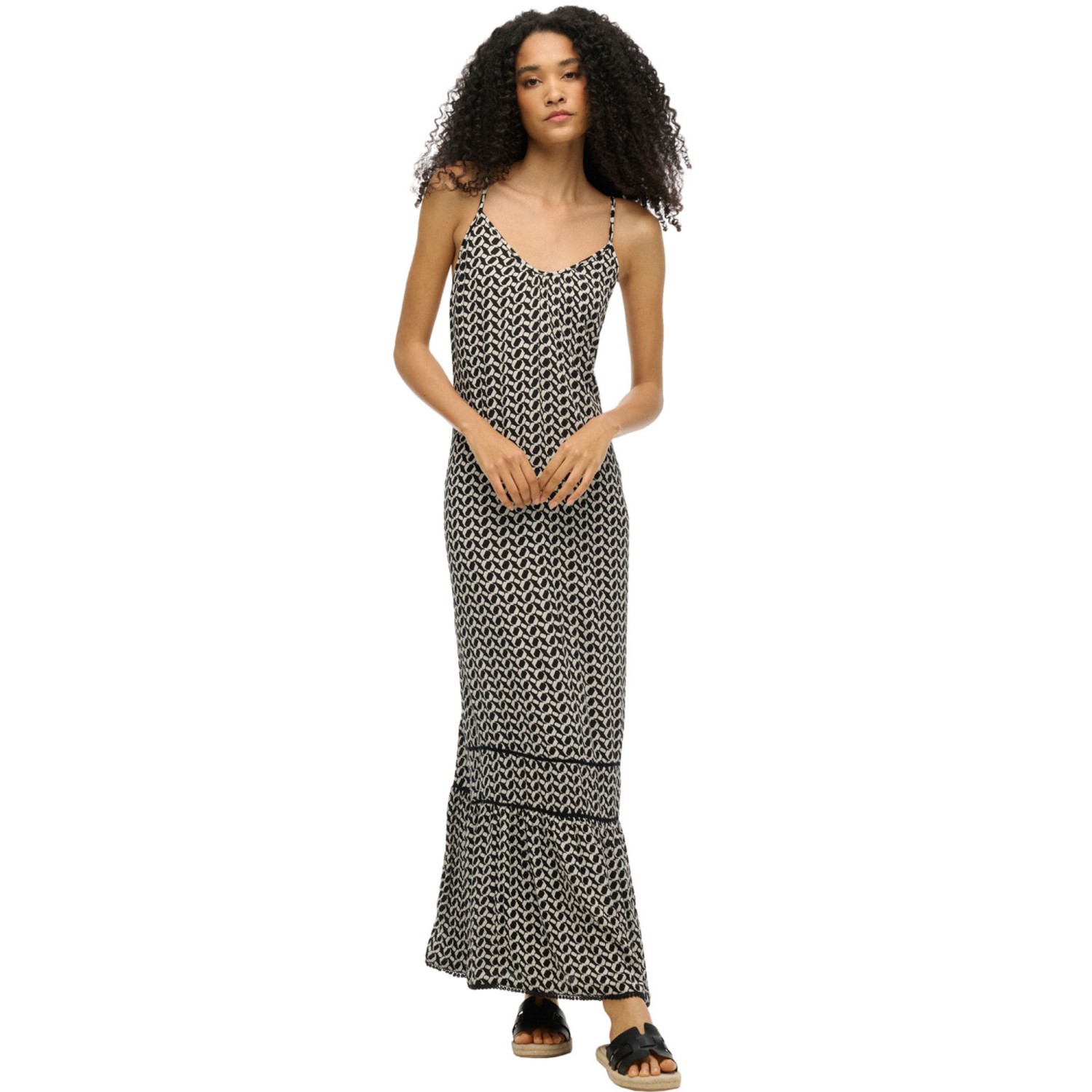 Superdry W8011955A D2 Ovin Cami Maxi Dress Φόρεμα
