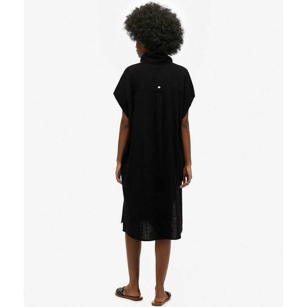Superdry W8011959A Oversized Midi Πουκάμισο Με Τρουκς
