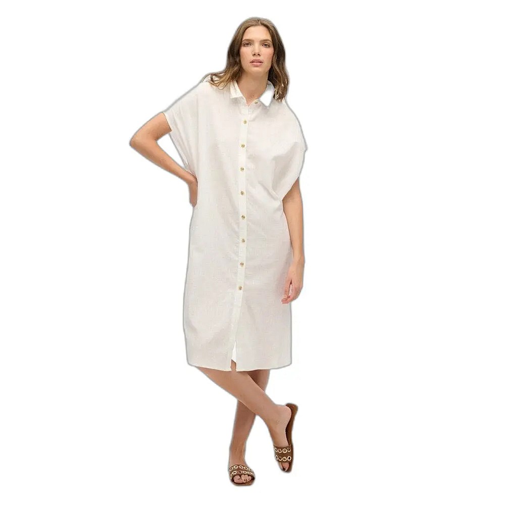 Superdry W8011959A Oversized Midi Πουκάμισο Με Τρουκς