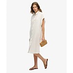 Superdry W8011959A Oversized Midi Πουκάμισο Με Τρουκς