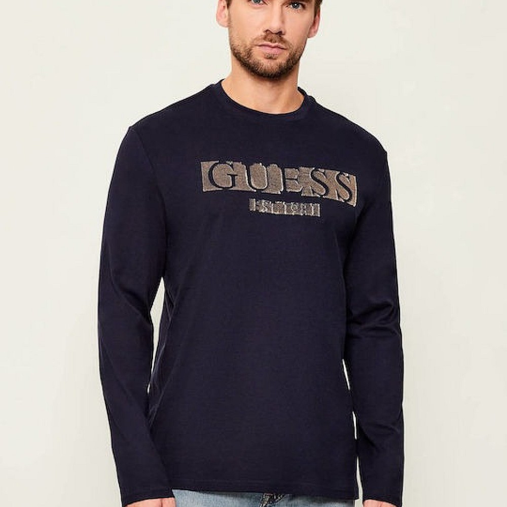 GUESS Ανδρικό T-shirt με Flock Logo
