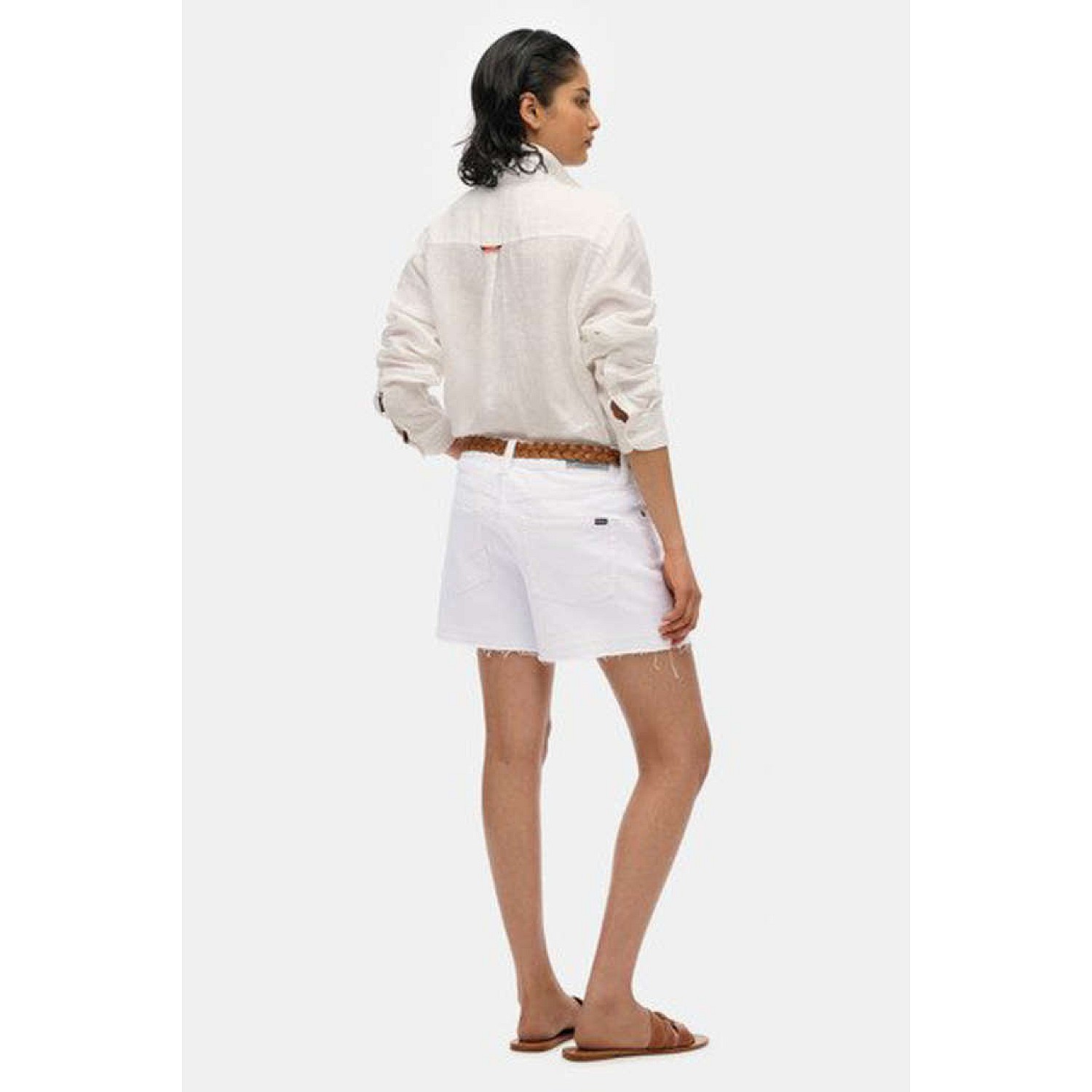 Σορτς 'Mid Rise Cut Off' SUPERDRY