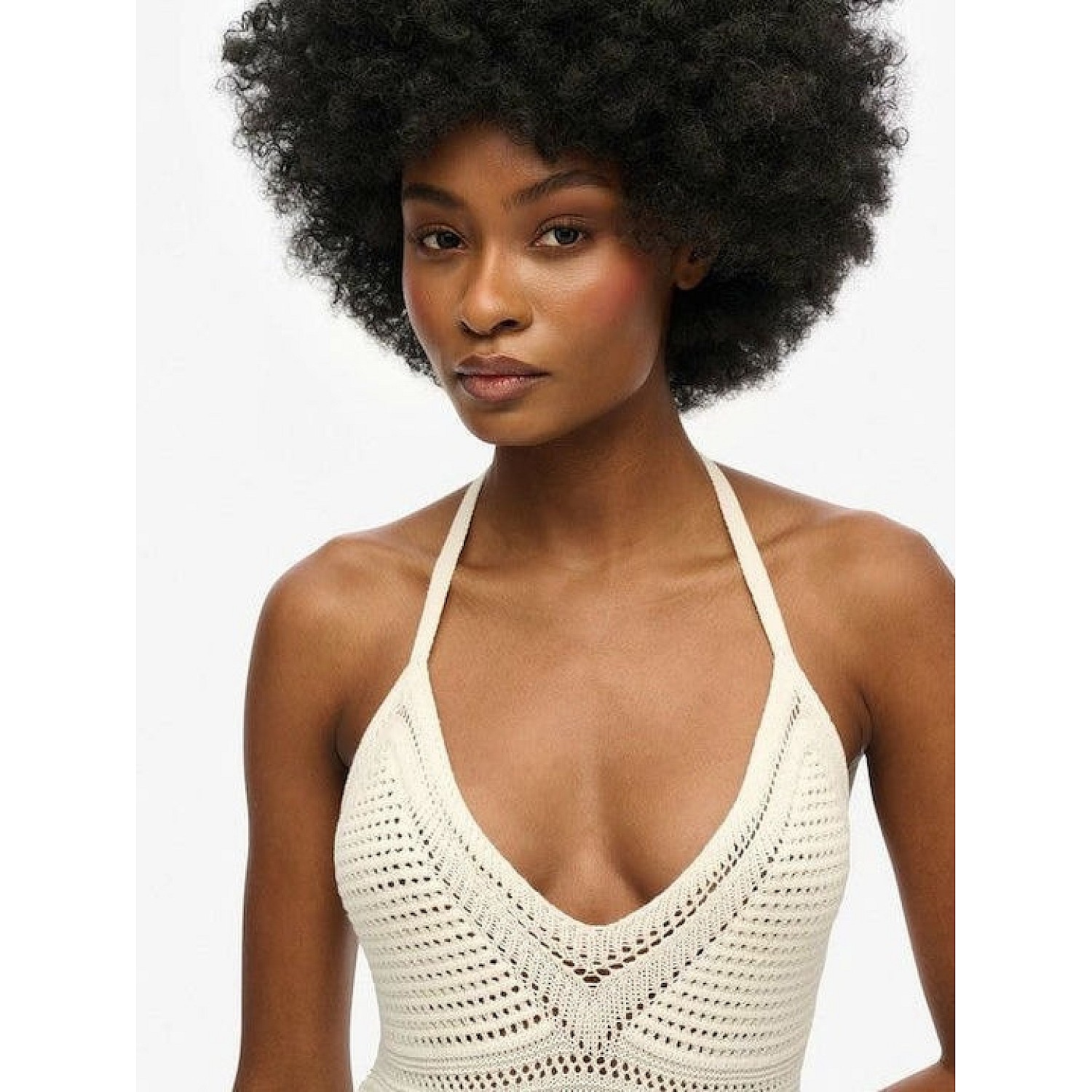 Γυναικείο φόρεμα crochet με φούντες Superdry