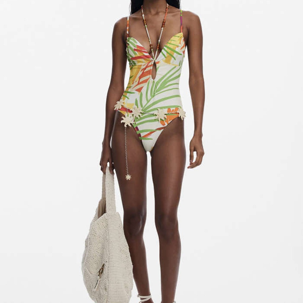 Ολόσωμο Μαγιό 'Tropical' DESIGUAL