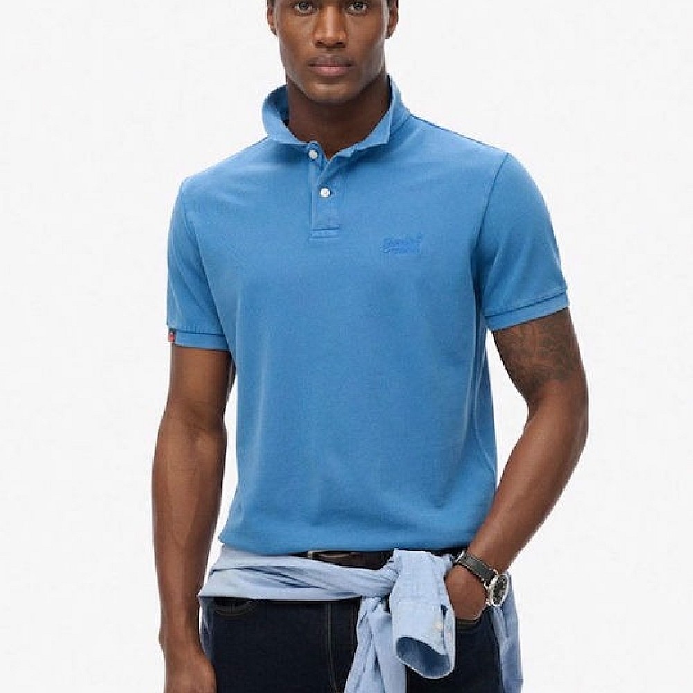 Superdry Ανδρική Μπλούζα Polo Κοντομάνικη