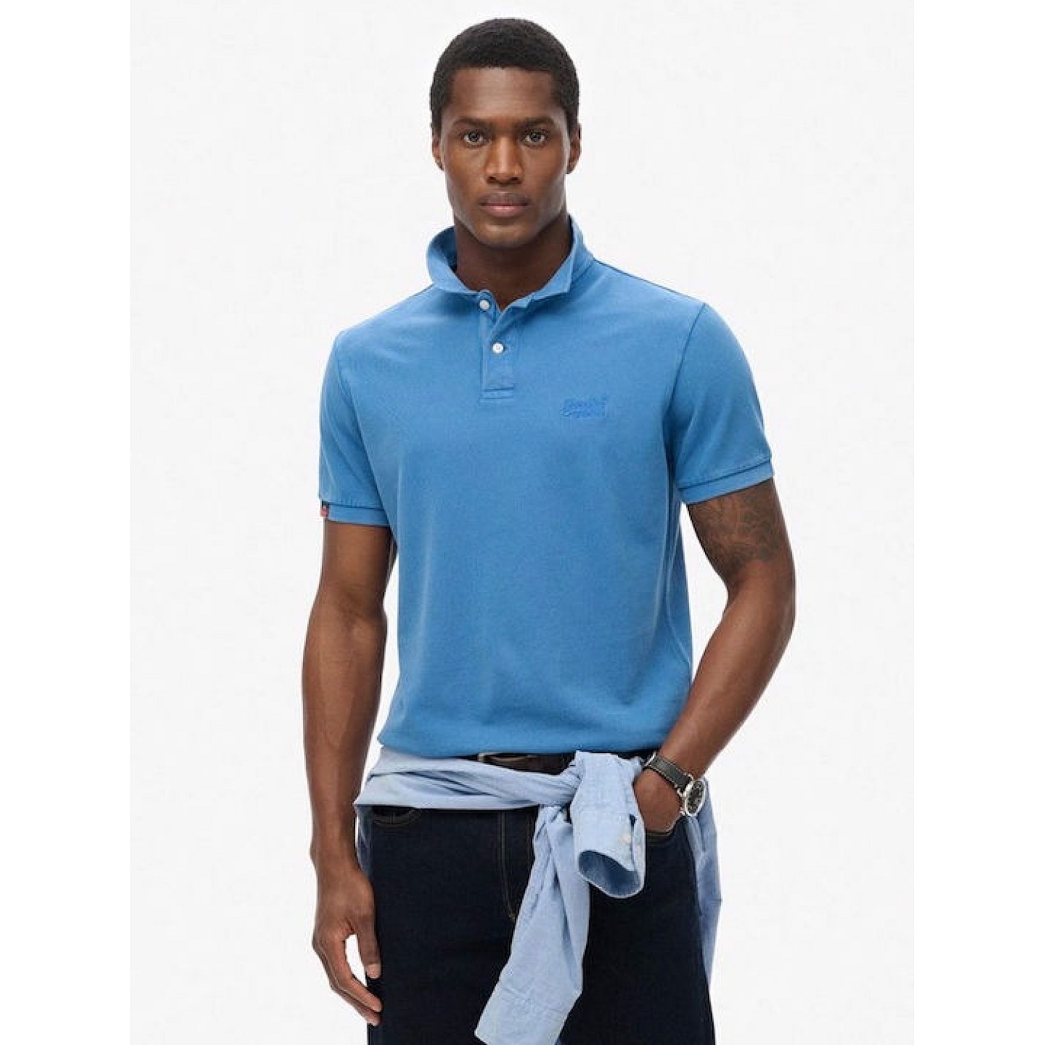 Superdry Ανδρική Μπλούζα Polo Κοντομάνικη