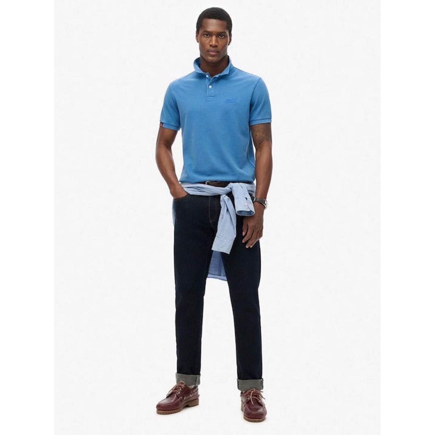Superdry Ανδρική Μπλούζα Polo Κοντομάνικη