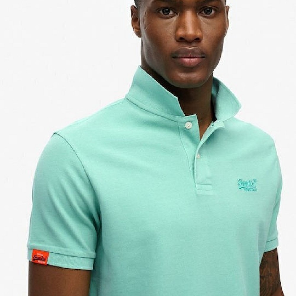 Superdry Ανδρική Μπλούζα Polo Κοντομάνικη
