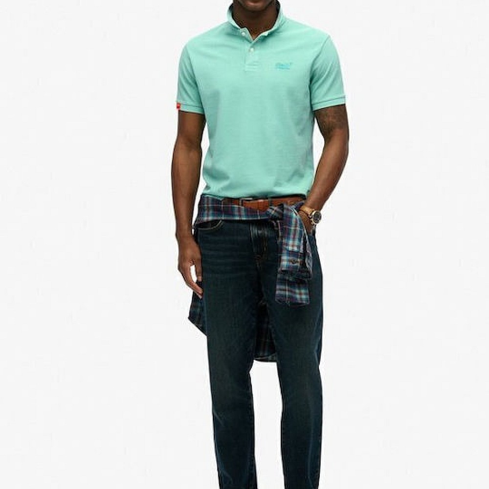 Superdry Ανδρική Μπλούζα Polo Κοντομάνικη