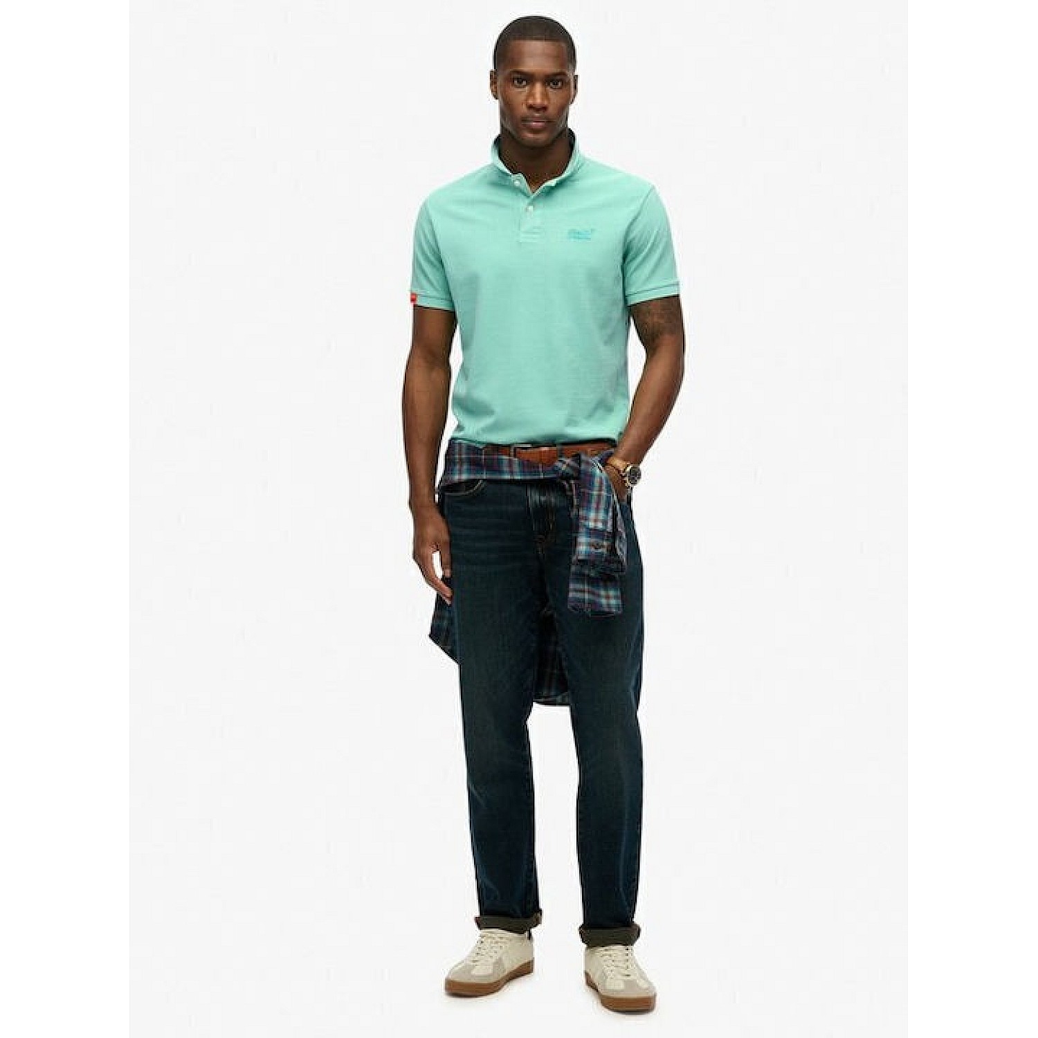 Superdry Ανδρική Μπλούζα Polo Κοντομάνικη