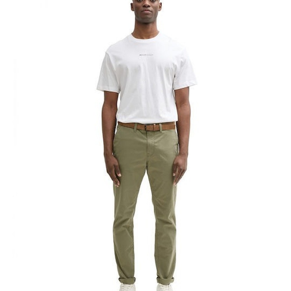 TOM TAILOR 1027694 SLIM CHINO WITH BELT ΠΑΝΤΕΛΟΝΙ ΑΝΔΡΙΚΟ