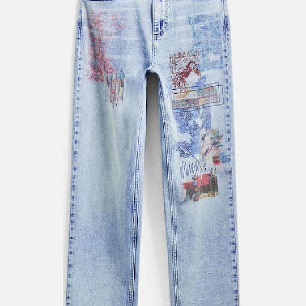DESIGUAL 25SWDD13 D2 DENIM_HAWAI ΠΑΝΤΕΛΟΝΙ ΓΥΝΑΙΚΕΙΟ