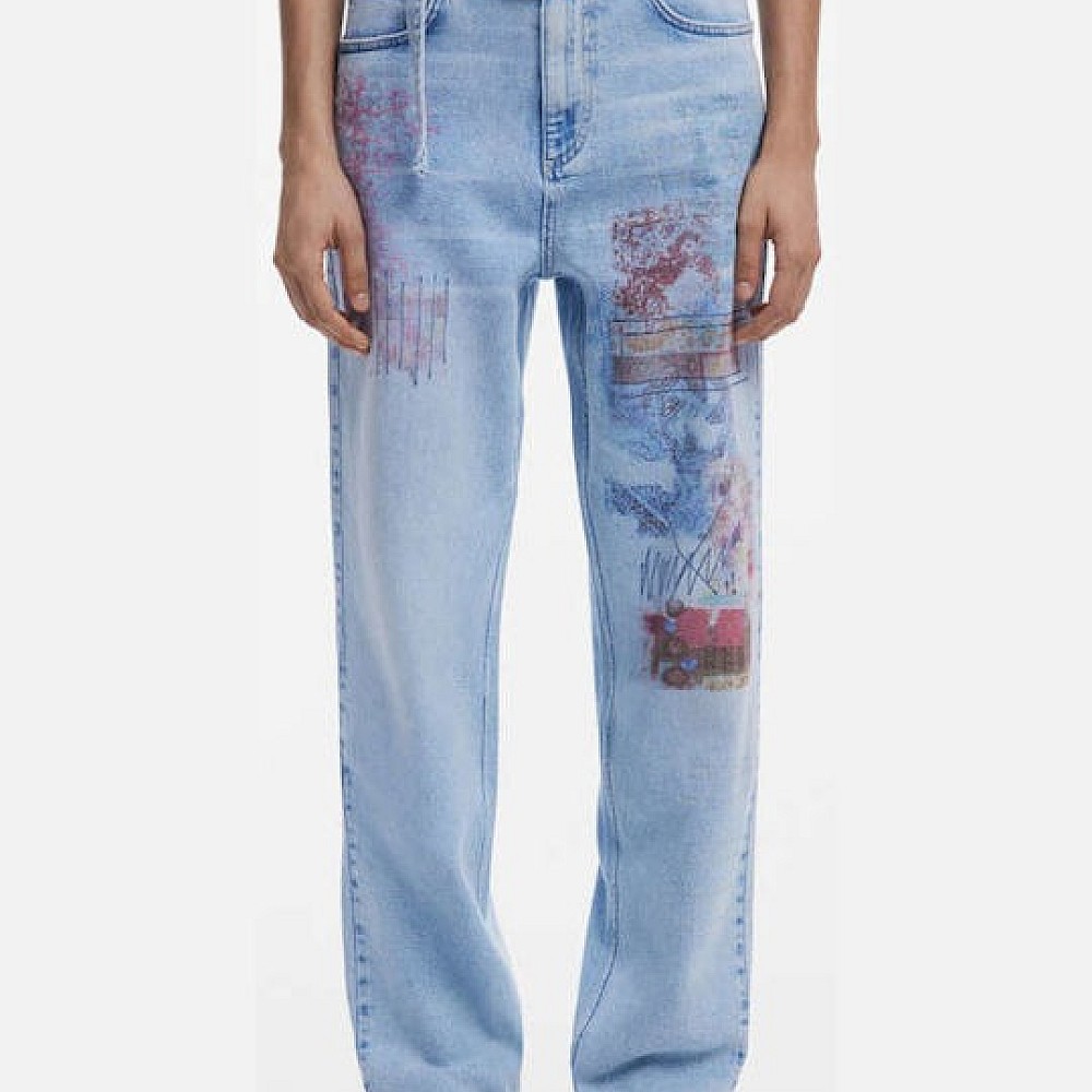 DESIGUAL 25SWDD13 D2 DENIM_HAWAI ΠΑΝΤΕΛΟΝΙ ΓΥΝΑΙΚΕΙΟ