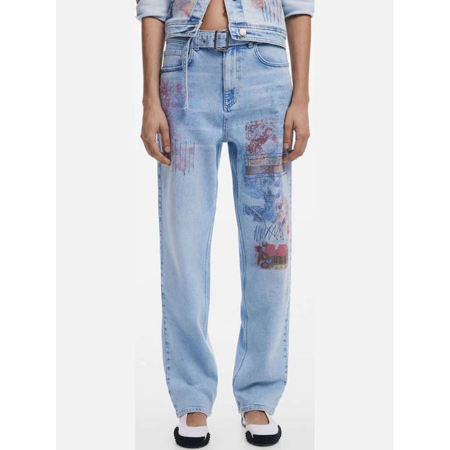 DESIGUAL 25SWDD13 D2 DENIM_HAWAI ΠΑΝΤΕΛΟΝΙ ΓΥΝΑΙΚΕΙΟ