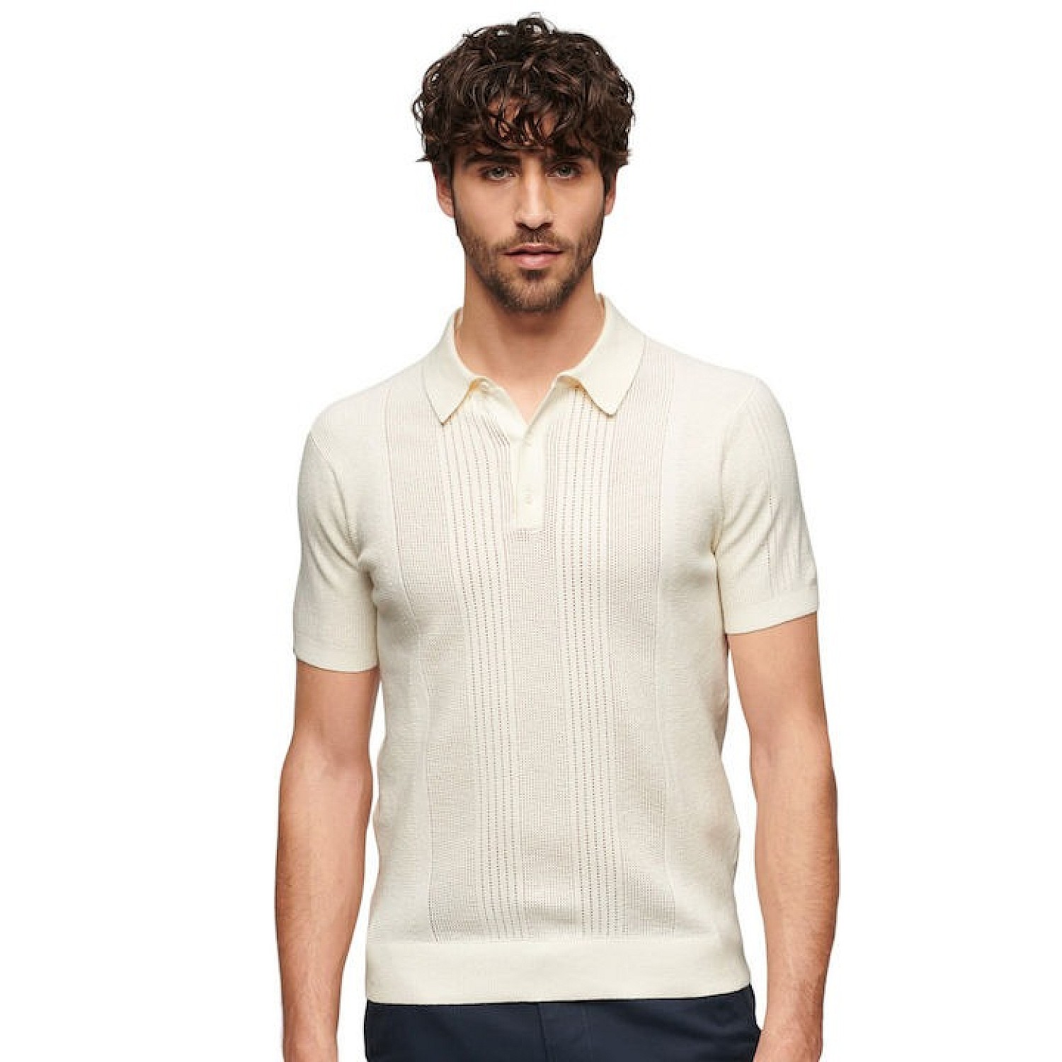 Superdry Flash Polo Μπλούζα Κοντομάνικη Off  M1110390A-71D