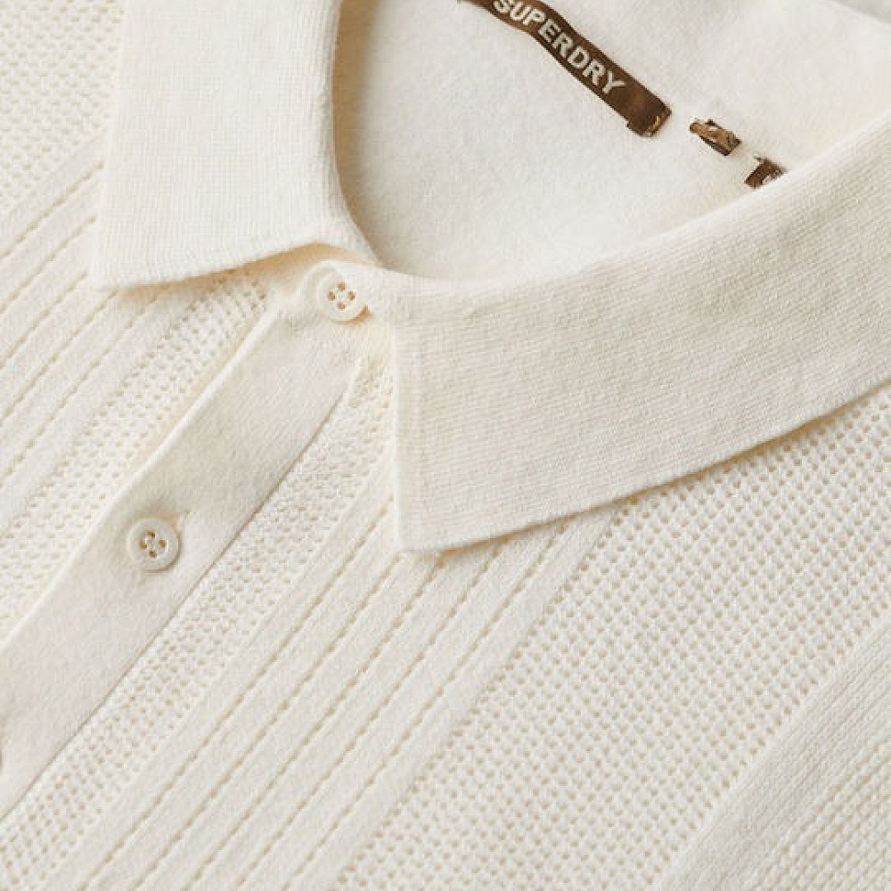 Superdry Flash Polo Μπλούζα Κοντομάνικη Off  M1110390A-71D