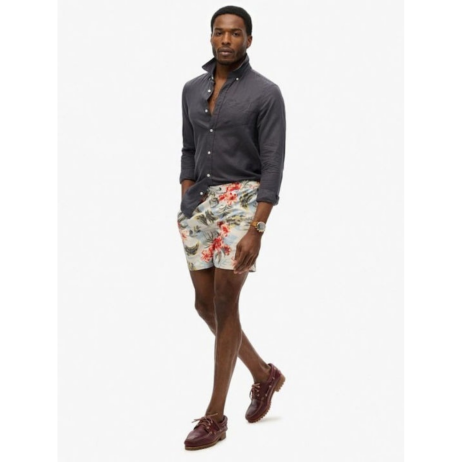 SUPERDRY M3010242A D3 OVIN HAWAIIAN PRINT 17 SWIM SHORT ΜΑΓ
