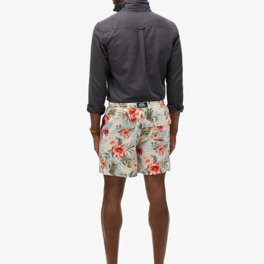 SUPERDRY M3010242A D3 OVIN HAWAIIAN PRINT 17 SWIM SHORT ΜΑΓ