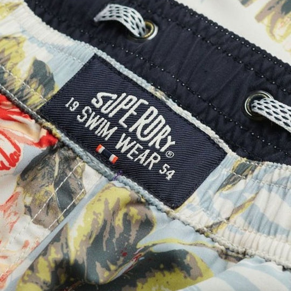 SUPERDRY M3010242A D3 OVIN HAWAIIAN PRINT 17 SWIM SHORT ΜΑΓ