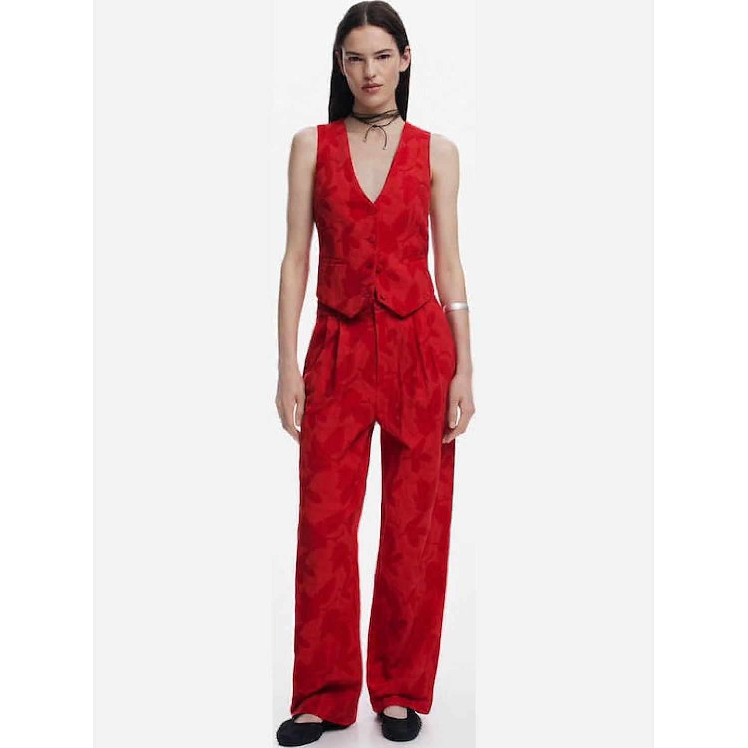 DESIGUAL 25SWPW33 D2 PANT_SUITROJO ΠΑΝΤΕΛΟΝΙ ΓΥΝΑΙΚΕΙΟ