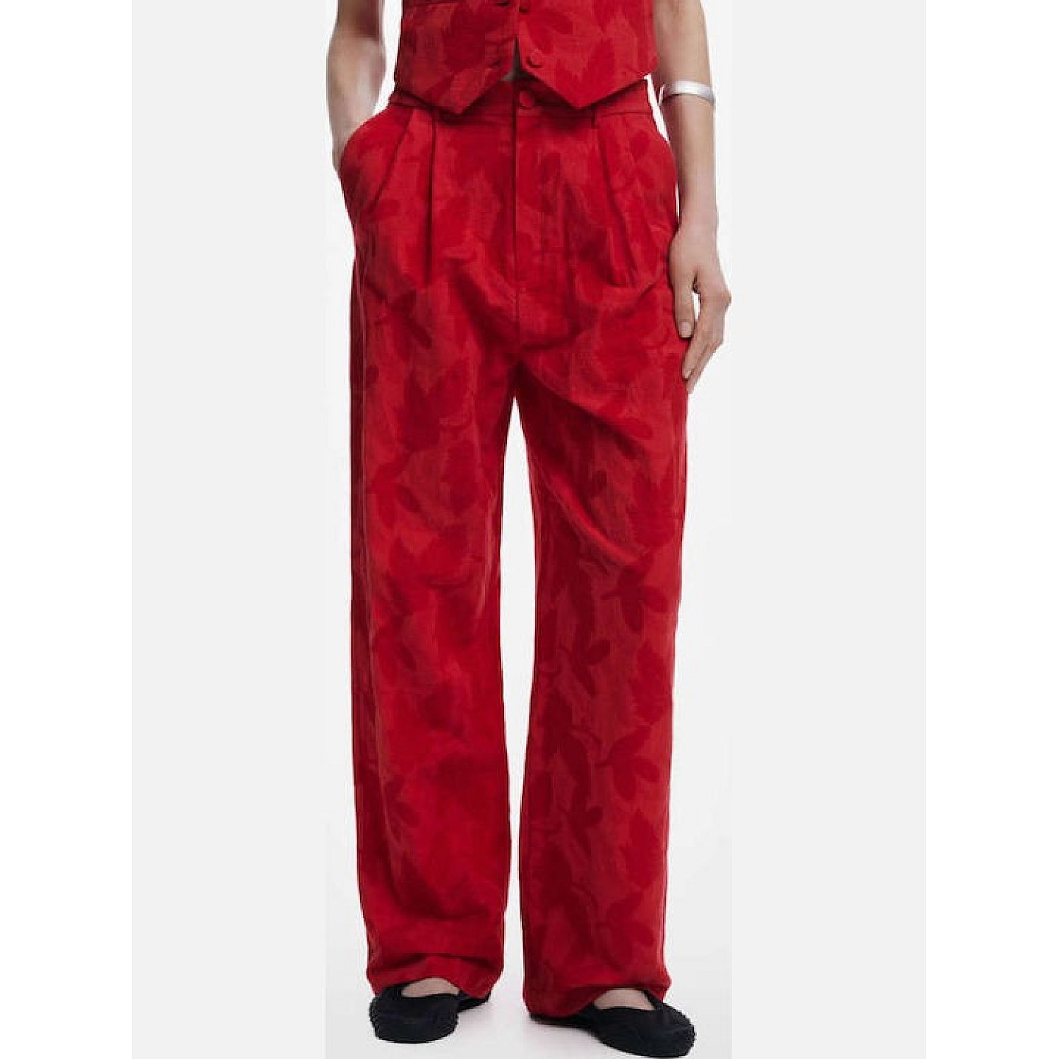 DESIGUAL 25SWPW33 D2 PANT_SUITROJO ΠΑΝΤΕΛΟΝΙ ΓΥΝΑΙΚΕΙΟ