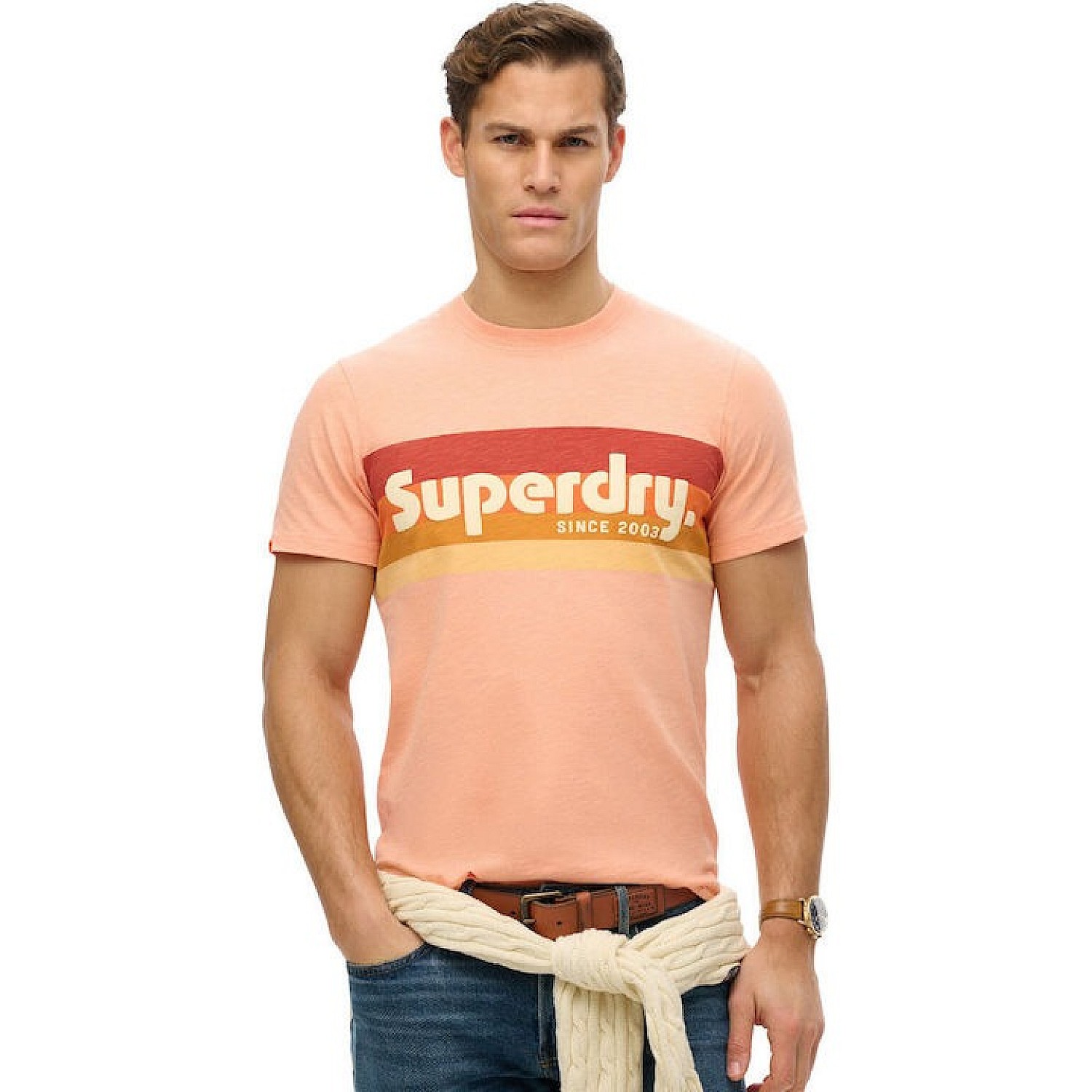Superdry T-shirt Πορτοκαλί M1012137B-F9D