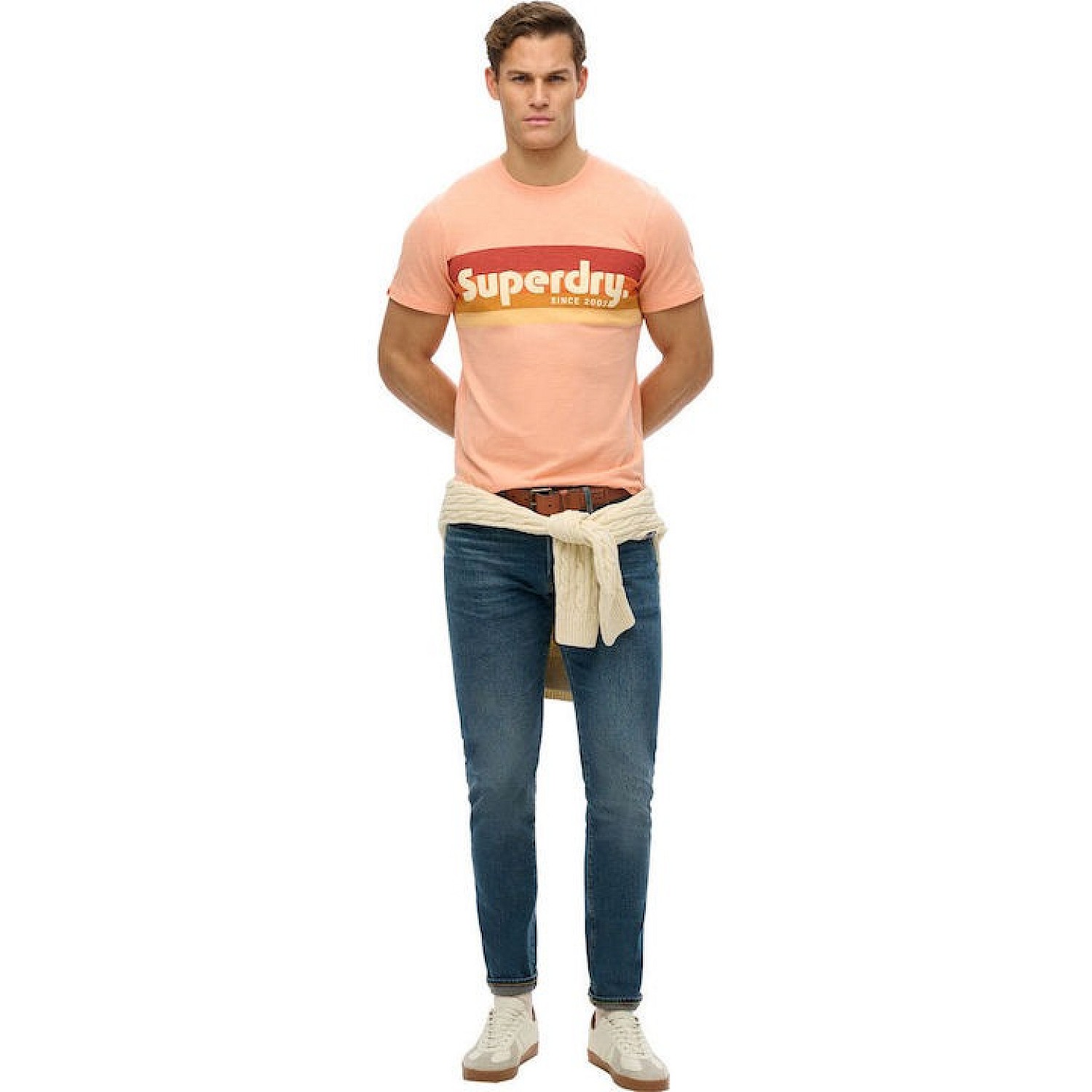 Superdry T-shirt Πορτοκαλί M1012137B-F9D